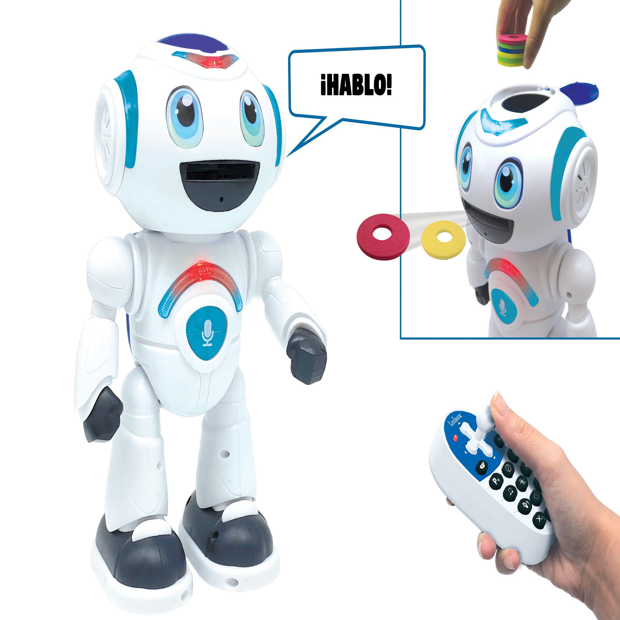 Voir la diapositive 2 : Lexibook POWERMAN MASTER Robot Programmable (Espagnol)