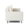 Voir la diapositive 5 : LISA DESIGN Charlie - canapé droit 2 places - en tissu velours relief