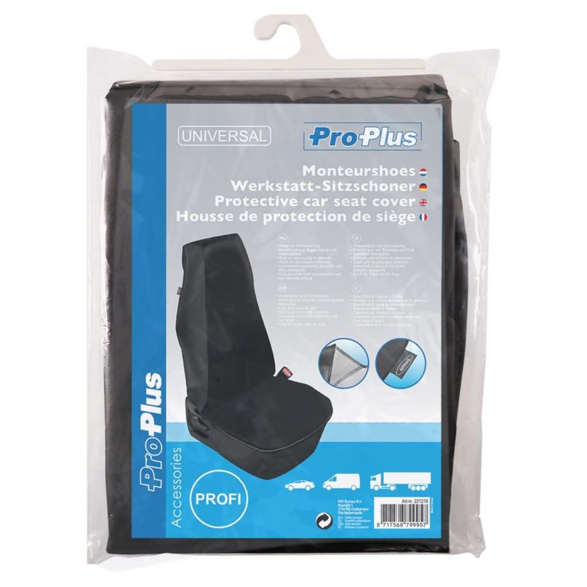 PROPLUS ProPlus Housse de protection de siege auto Profi
