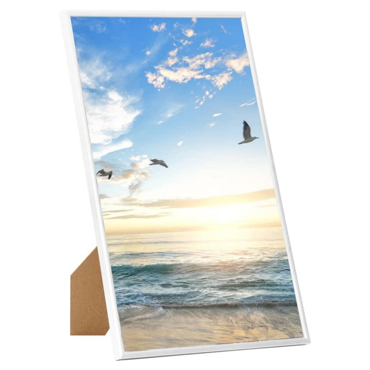 VIDAXL Collage de cadres photo 3 pcs de table Blanc 10x15 cm MDF