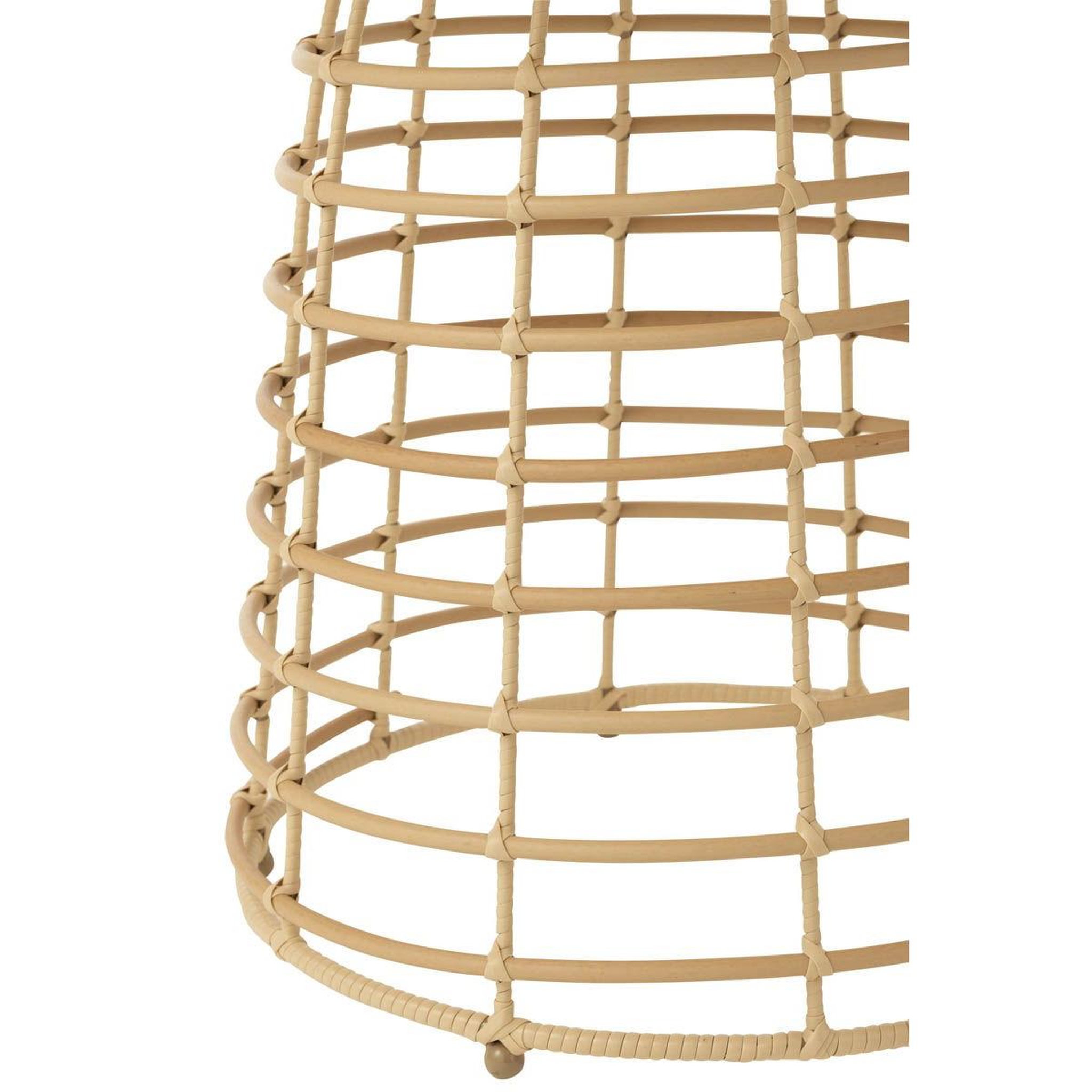 Voir la diapositive 5 : J-LINE Lot de 2 tables basses  circulaire  50cm naturel