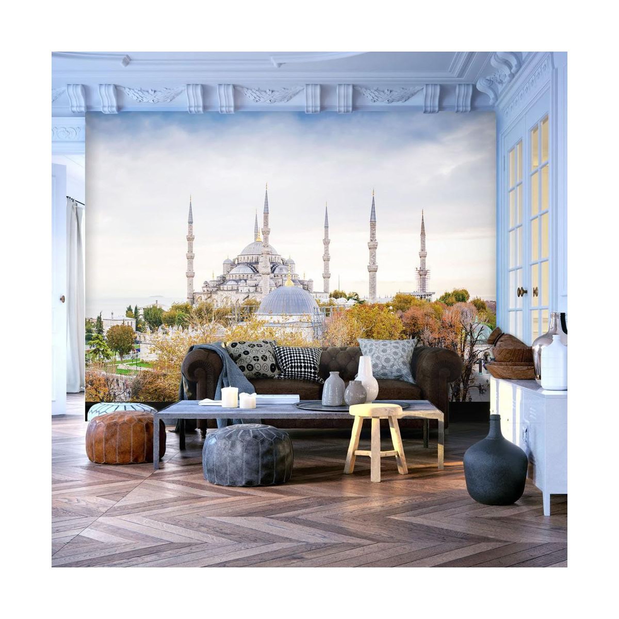Paris Prix Papier peint  hagia sophia istanbul. Coloris disponibles : Multicolore
