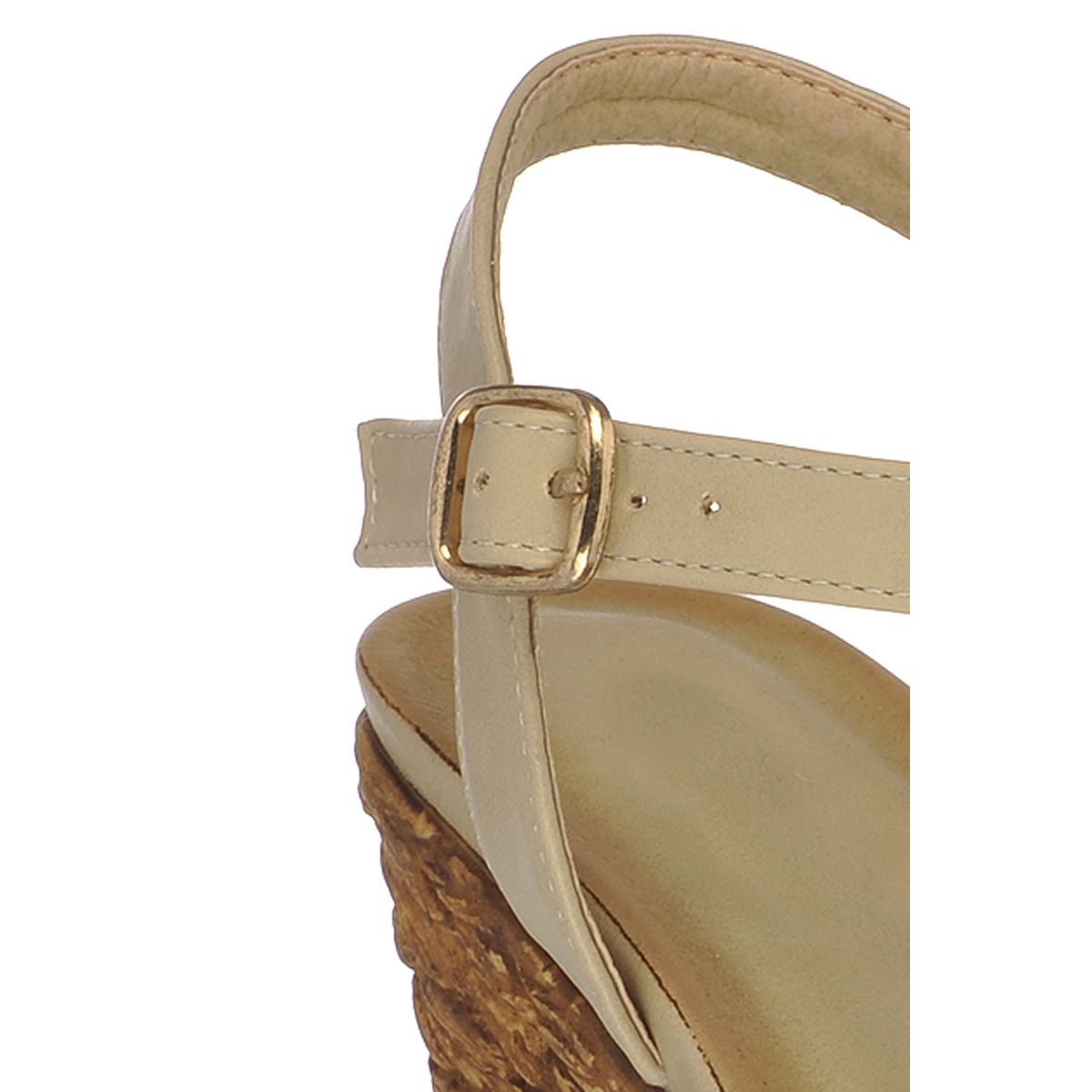 Sandales compensées beiges POTI PATI