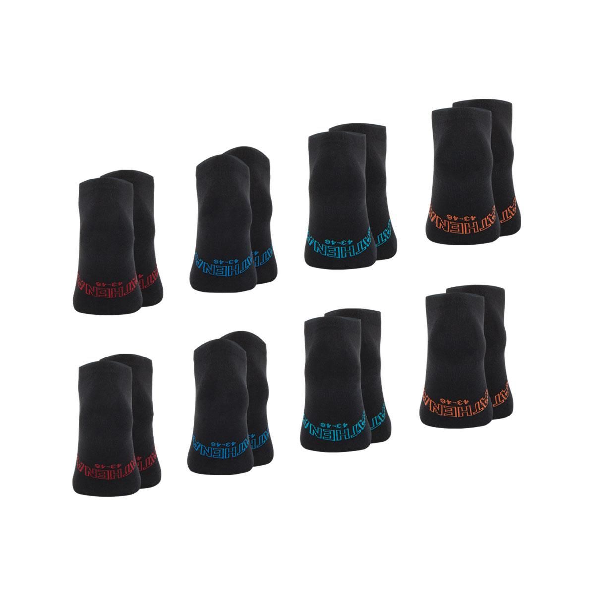 Athena Lot de 8 paires de socquettes low cut Ecopack