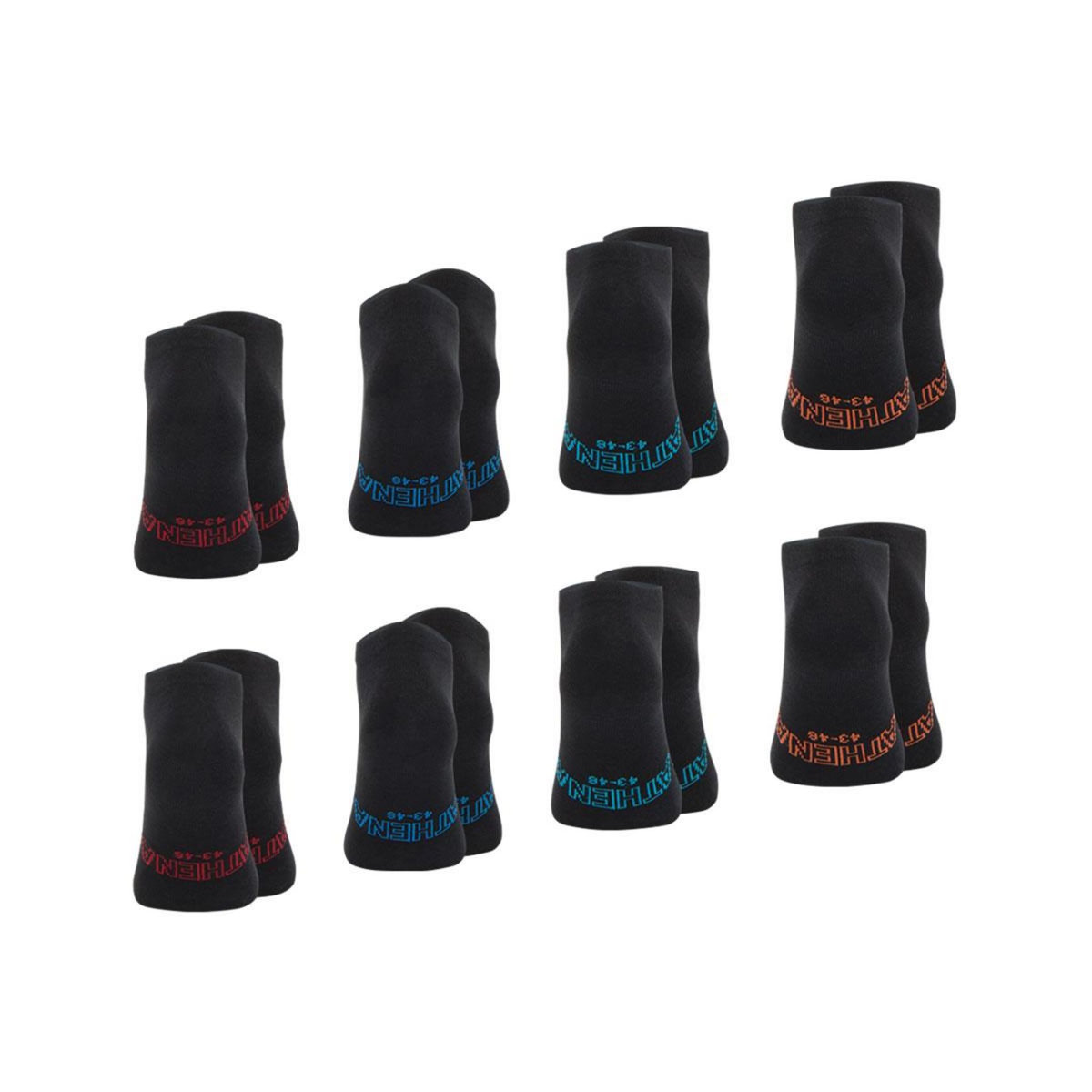 Athena Lot de 8 paires de socquettes low cut Ecopack