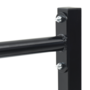 Voir la diapositive 6 : VIDAXL Set de Stations de Dips 2 pcs Réglable en Hauteur 88.5 98.5 cm Acier