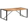 Voir la diapositive 1 : VIDAXL Table a manger 200x100x75 cm bois massif