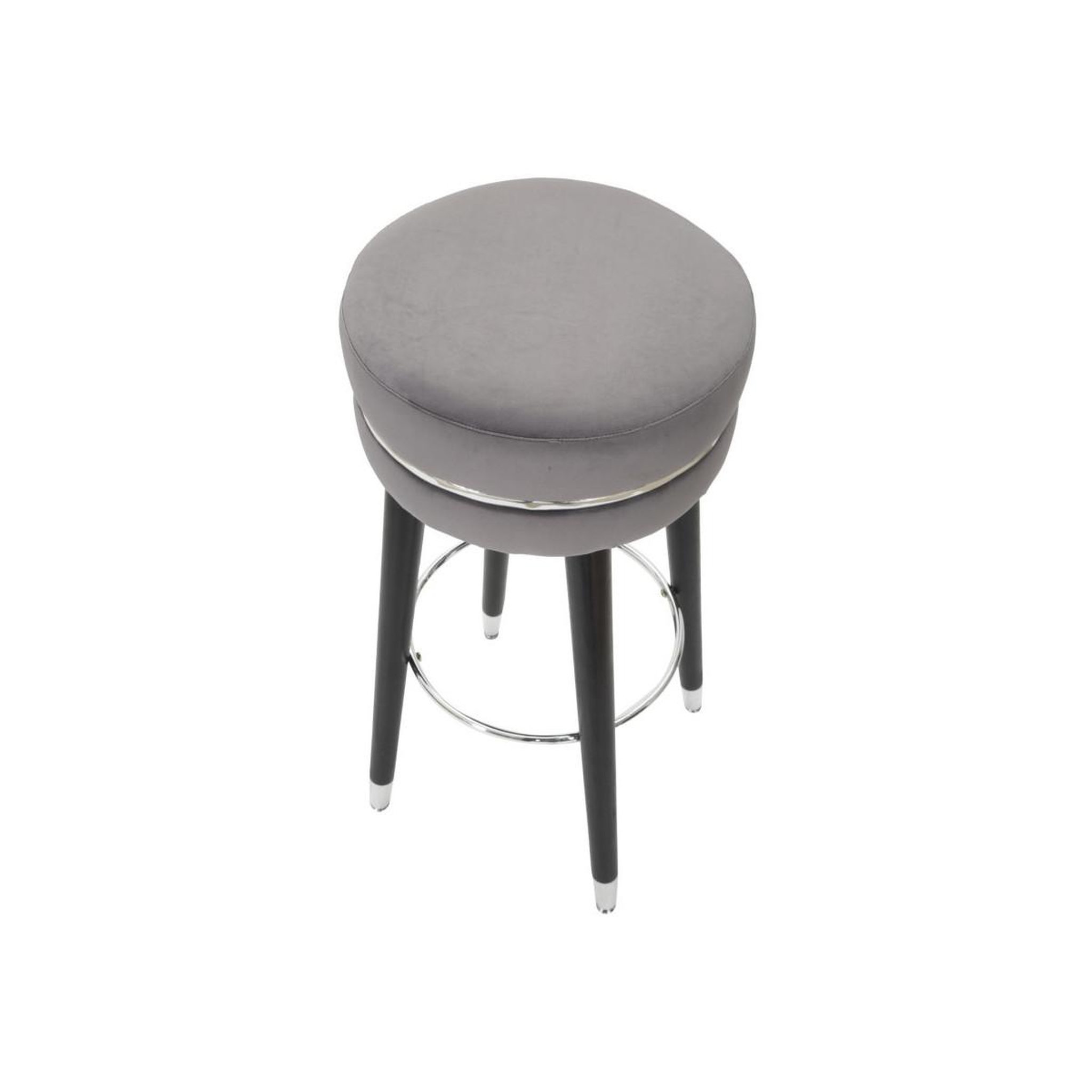 Voir la diapositive 3 : Paris Prix Tabouret de bar design  paris  74cm gris & argent