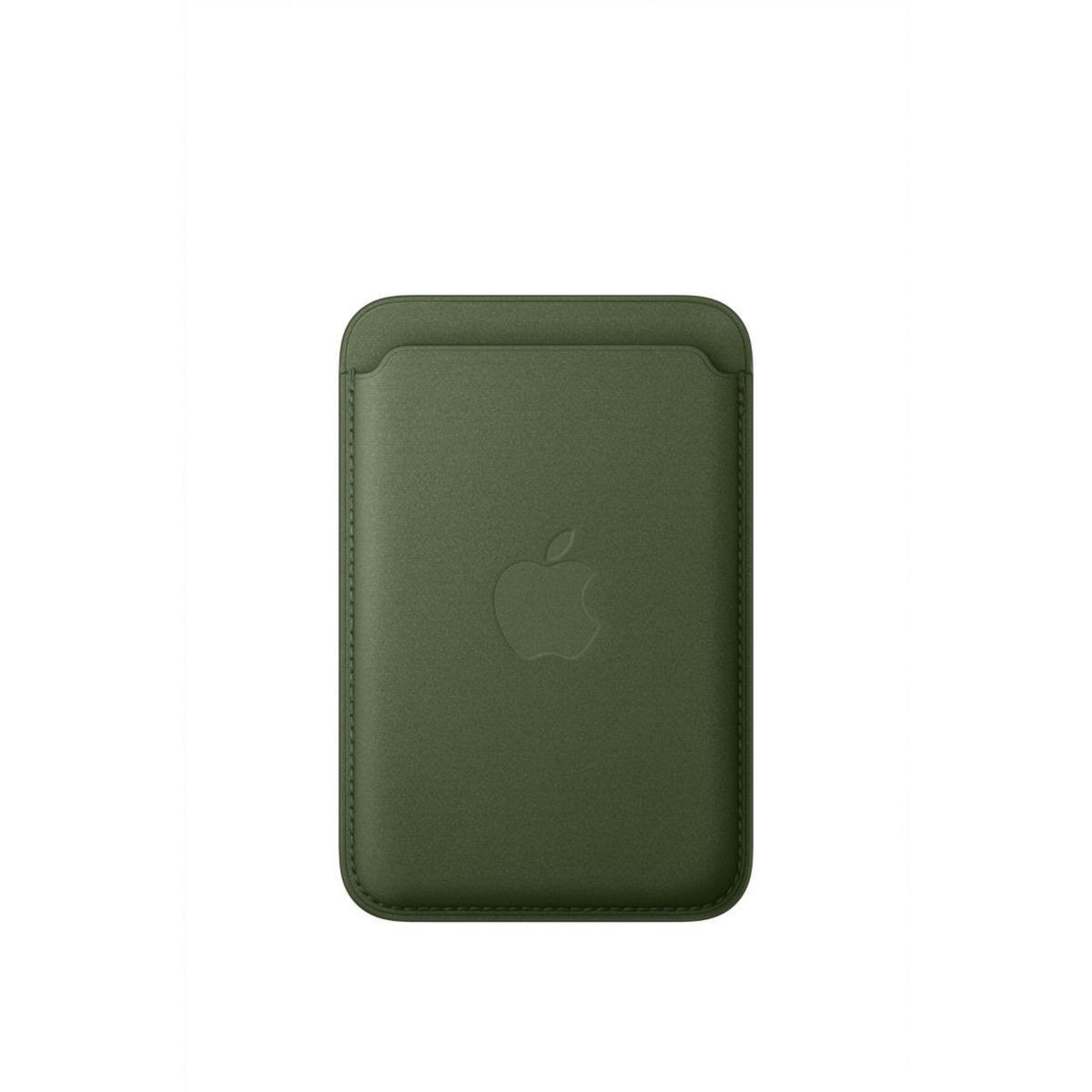 APPLE Porte-cartes MagSafe tissage fin Vert Mousse