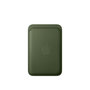 Voir la diapositive 1 : APPLE Porte-cartes MagSafe tissage fin Vert Mousse