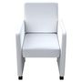 Voir la diapositive 4 : VIDAXL Chaises a manger lot de 6 blanc similicuir