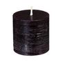 Voir la diapositive 2 : COMPTOIR DE LA BOUGIE Lot de 4 Bougies Votives  Rustic  4,5cm Noir
