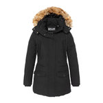 Schott Parka Noir Femme Schott CAMILIA. Coloris disponibles : Noir