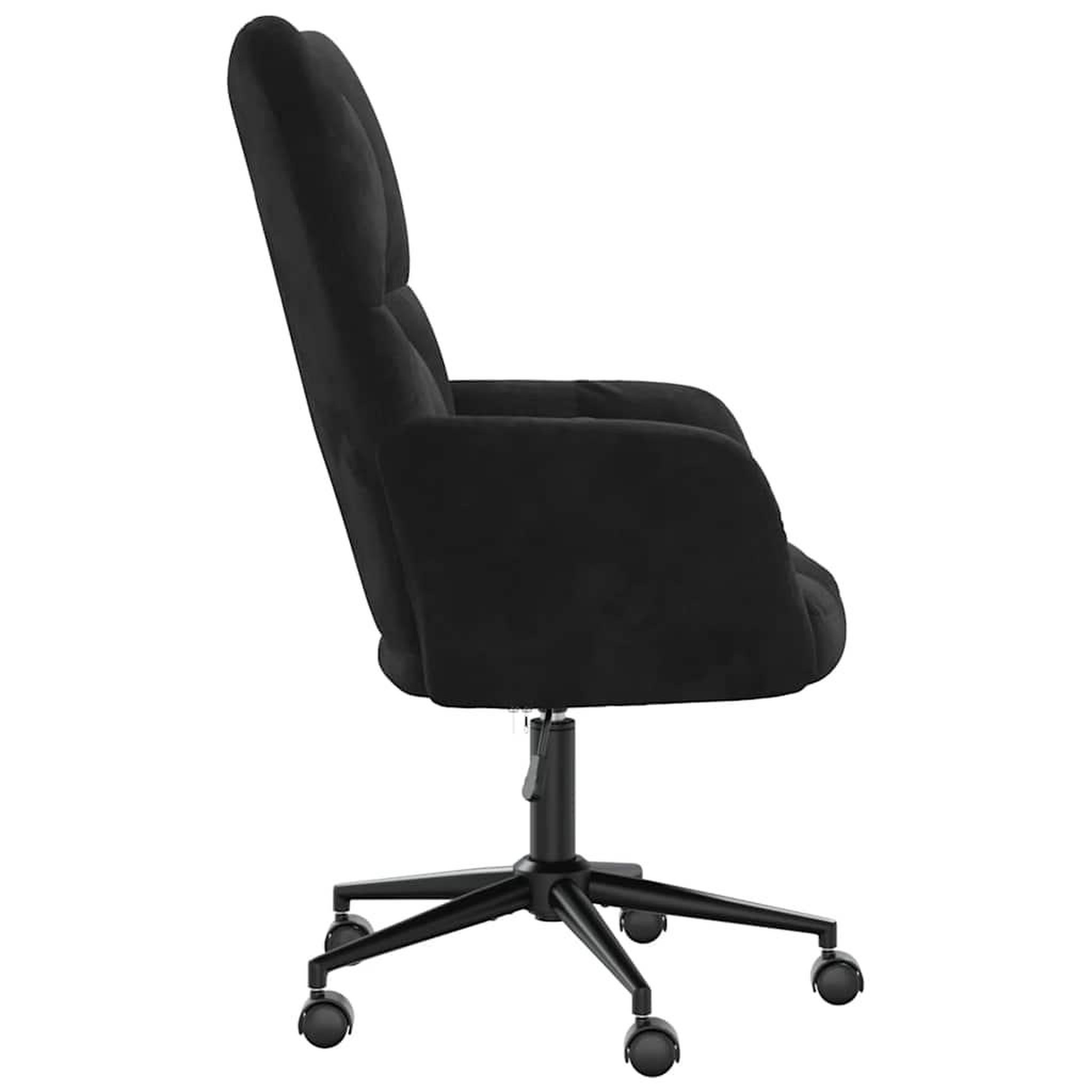 Voir la diapositive 4 : VIDAXL Chaise de relaxation Noir Velours