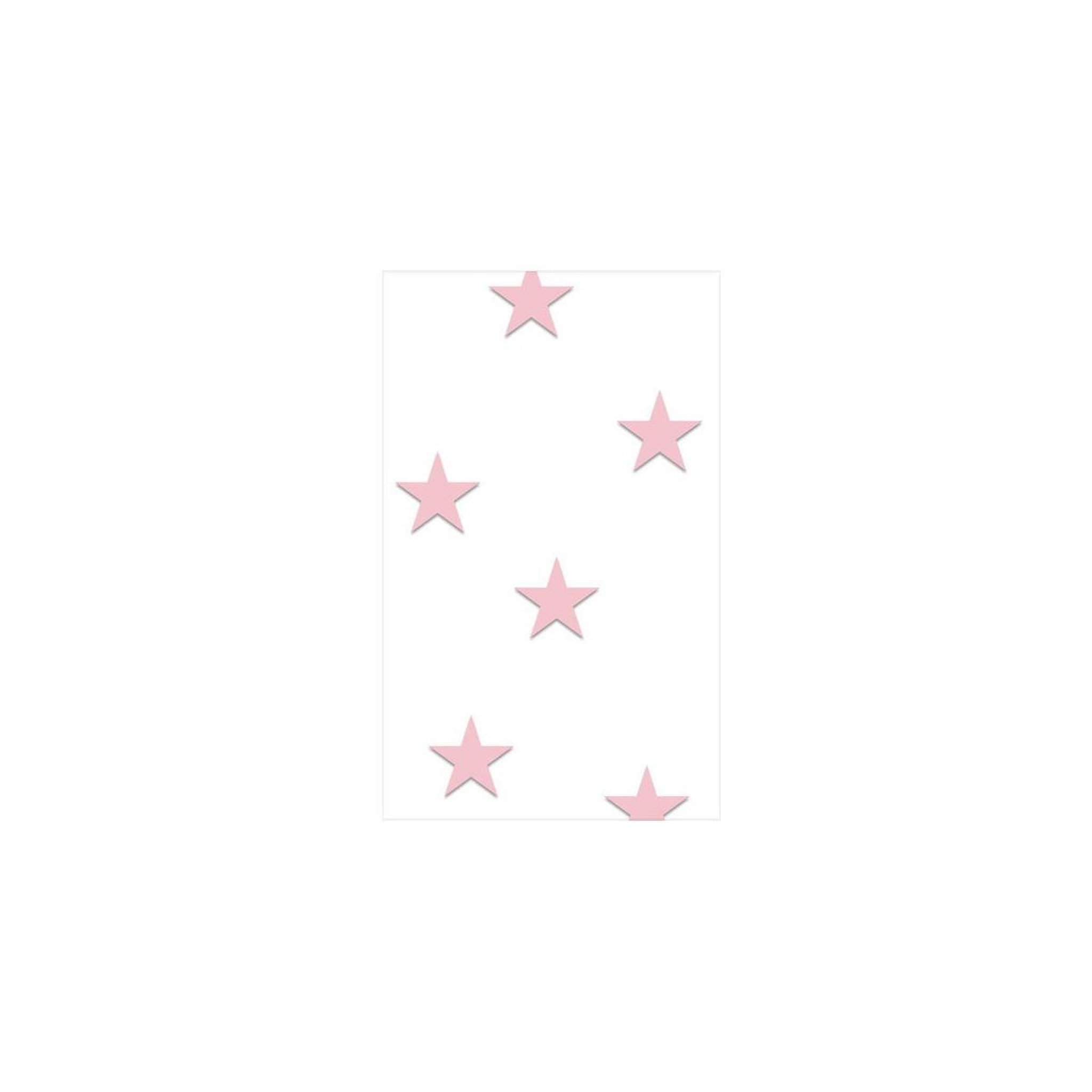 Voir la diapositive 2 : Paris Prix Papier peint  pink stars  50x1000cm