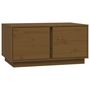 Voir la diapositive 2 : VIDAXL Table basse Marron miel 80x50x40 cm Bois massif de pin