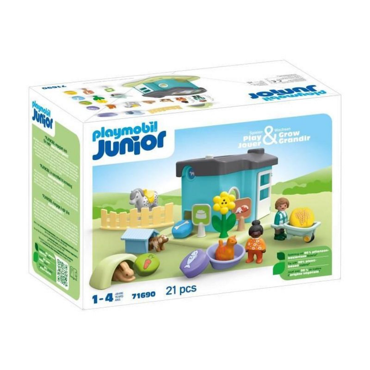 PLAYMOBIL PLAYMOBIL JUNIOR - 71690 - Maison des animaux