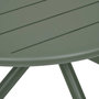 Voir la diapositive 6 : HESPERIDE Table de jardin ronde en aluminium 4 places NEBULLIA