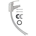 VIDAXL Mitigeur de bidet de salle de bain Argente 13x12 cm