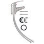 Voir la diapositive 1 : VIDAXL Mitigeur de bidet de salle de bain Argente 13x12 cm