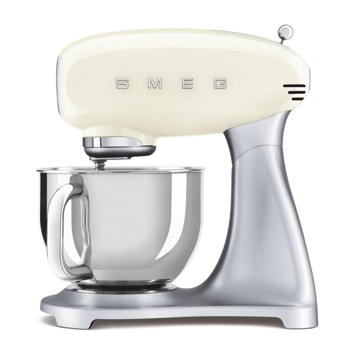 SMEG Robot pâtissier multifonctions 4.8l 800w crème - SMF04CREU