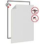 Voir la diapositive 4 : VIDAXL Moustiquaire magnetique pour fenetres blanc 80x120 cm