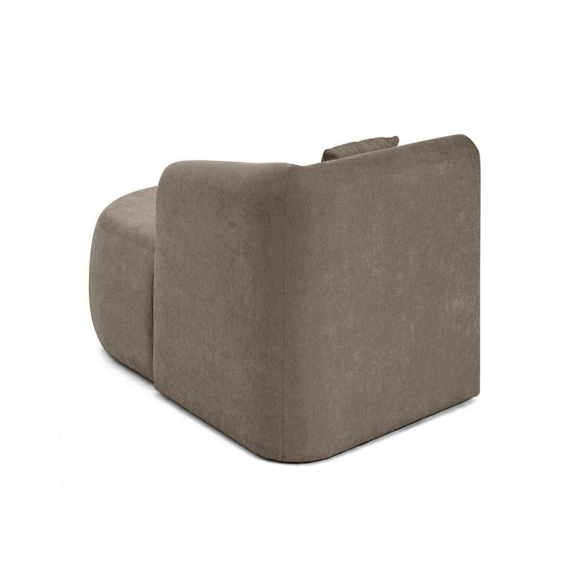 Voir la diapositive 5 : LISA DESIGN Ikare - module d'assise méridienne droit - en tissu