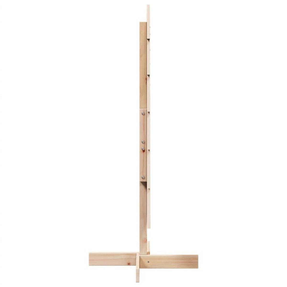 VIDAXL Arbre de Noël en bois pour decoration 120 cm bois massif de pin