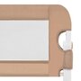 Voir la diapositive 5 : VIDAXL Barriere de lit enfant Taupe 102x42 cm Polyester