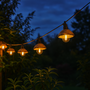 Voir la diapositive 2 : Lumisky Guirlande lumineuse extérieur connectable COTTAGE Beige Poly rotin 5.70m