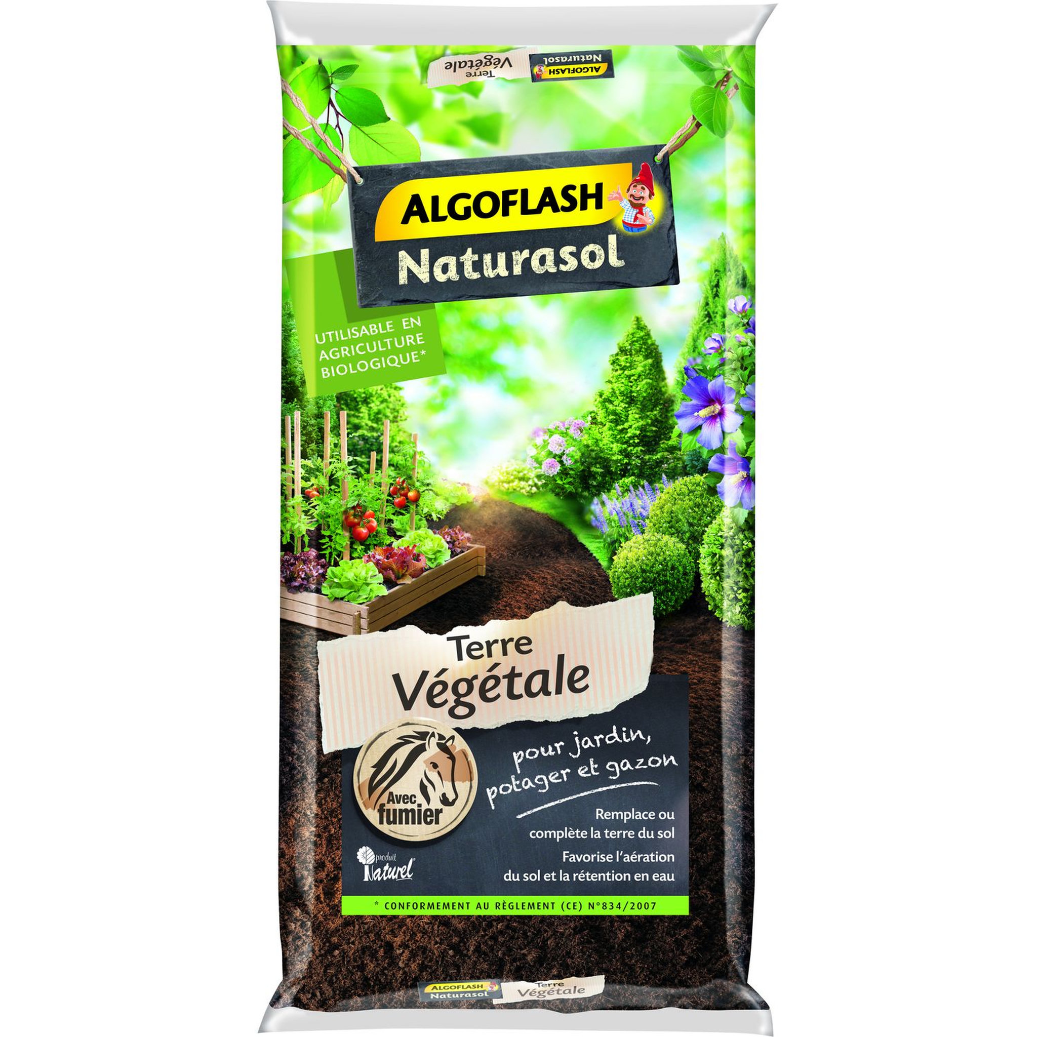 ALGOFLASH Terre végétale 40L