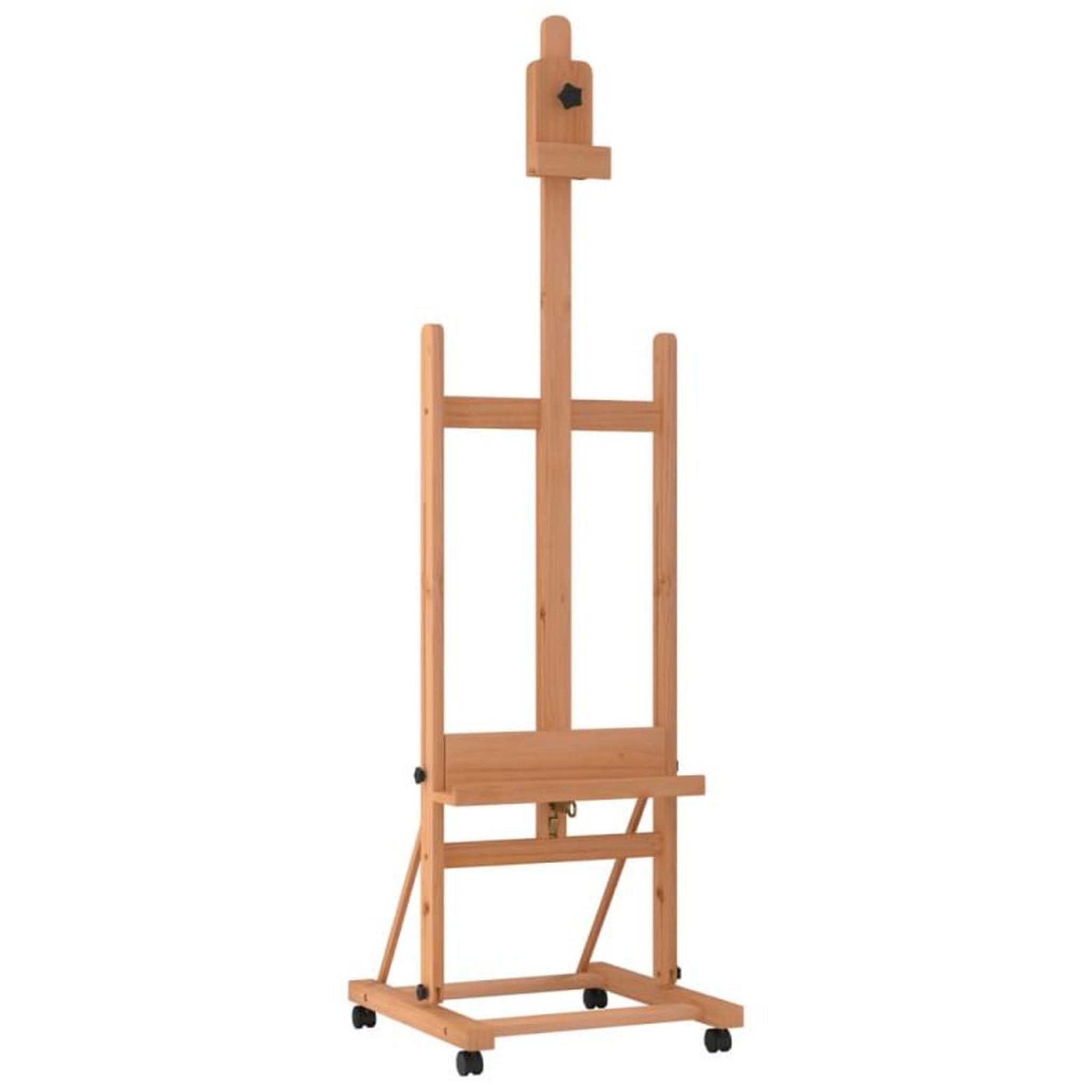 Voir la diapositive 3 : VIDAXL Chevalet 55x53,5x178 cm bois de hêtre massif