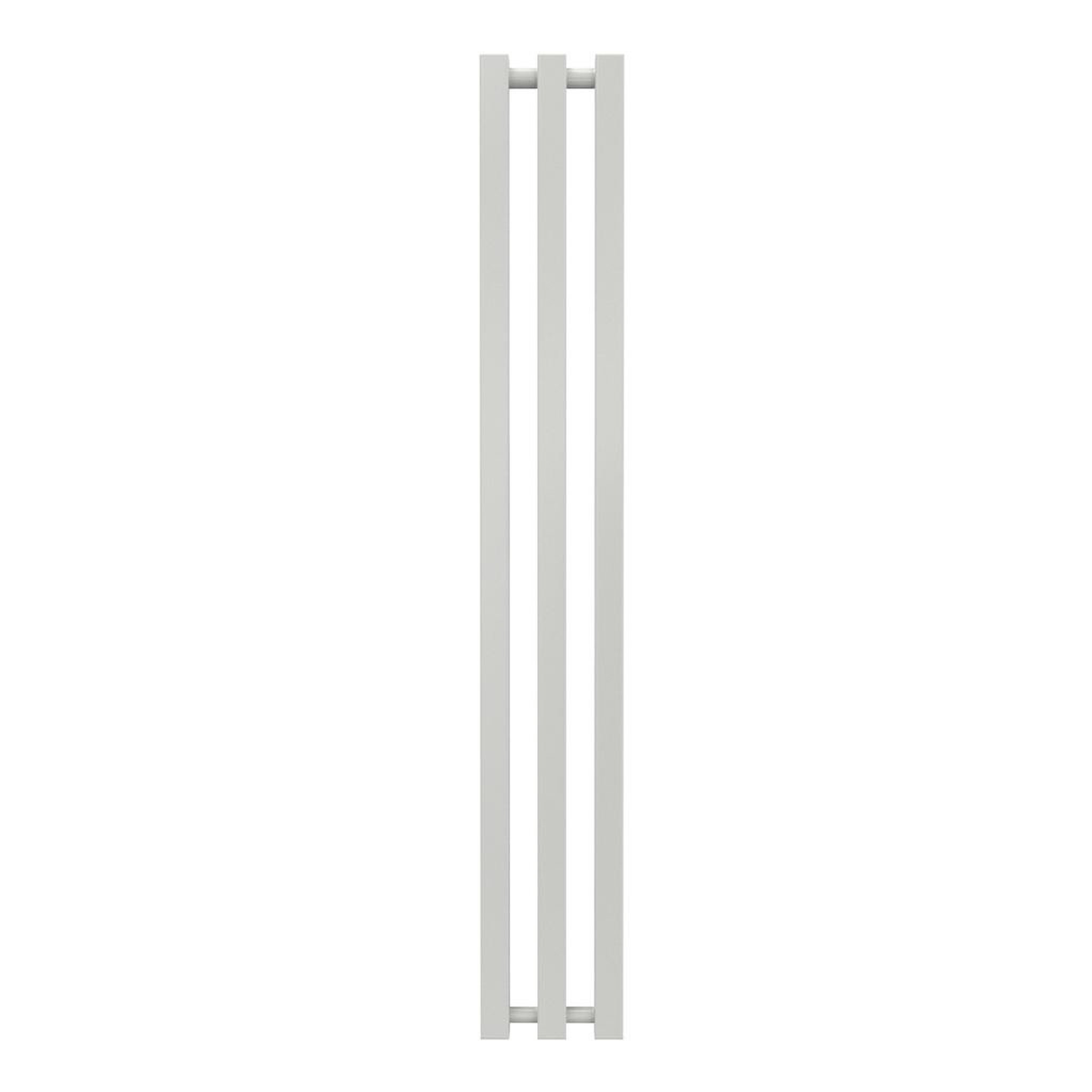 RADOX Radiateur à eau chaude mural - Kolona SP 35 blanc - 1200 x 175 mm - 3 tubes - 259 W - Fixations incluses
