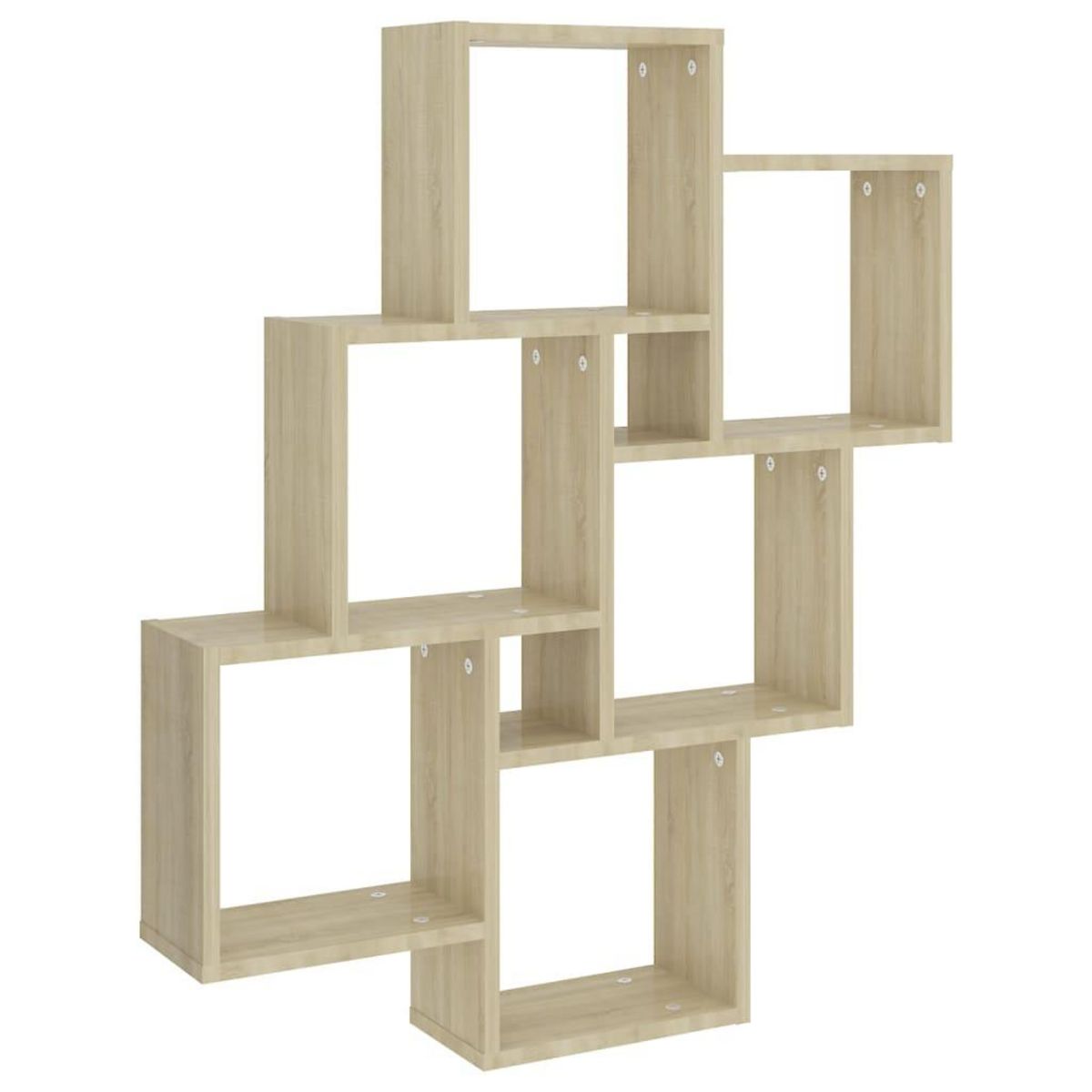 VIDAXL Etagere murale cube Chene sonoma 78x15x93 cm Bois d'ingenierie