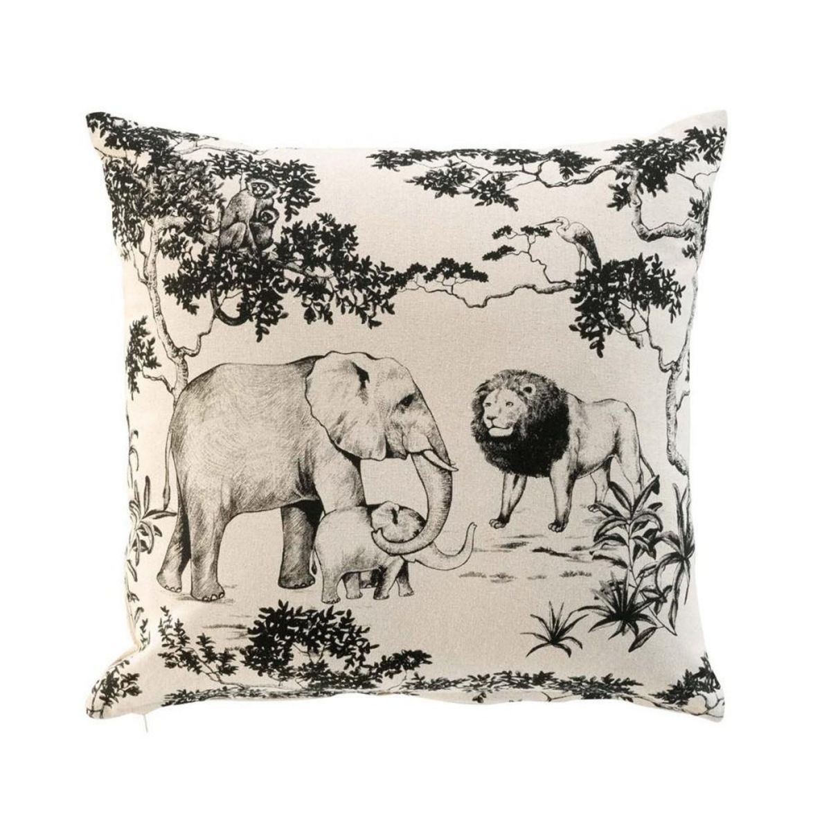 Douceur d'Intérieur Housse de coussin 40x40 cm Zambie coton