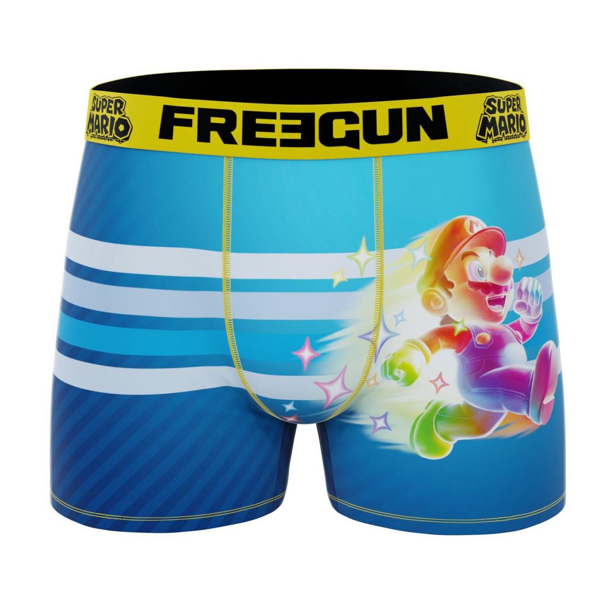 FREEGUN Lot de 4 boxers enfant Super Mario Bros