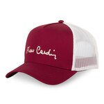 PIERRE CARDIN Casquette Trucker avec filet Net. Coloris disponibles : Rouge