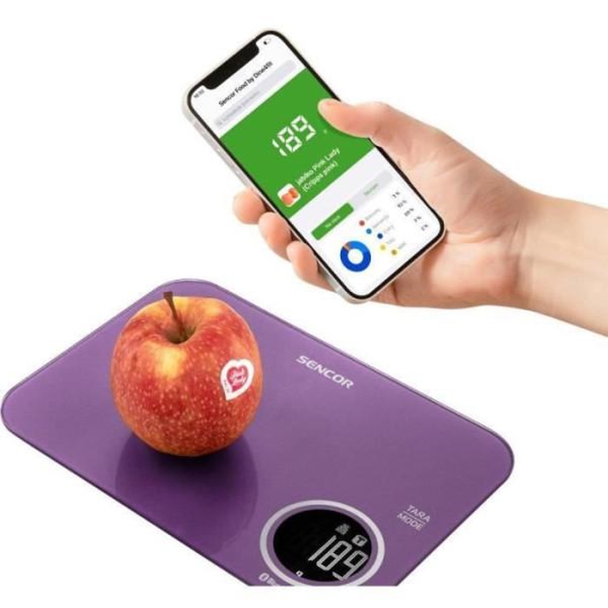 Voir la diapositive 4 : MARKET24 Balance de cuisine electronique de precision  - sencor - sks 7073vt