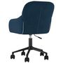 Voir la diapositive 5 : VIDAXL Chaise pivotante de bureau Bleu Velours