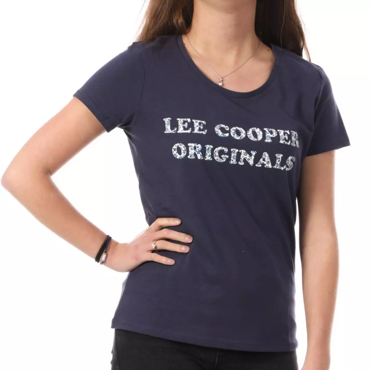 Lee Cooper T-shirt Marine Femme Lee Cooper Odette