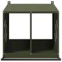 Voir la diapositive 4 : VIDAXL Nichoir a poules avec 2 compartiments vert olive metal