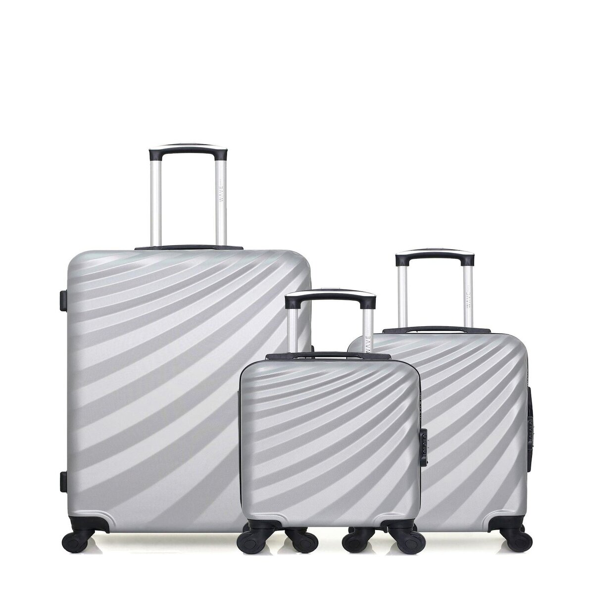 WAVE PARIS WAVE PARIS - LOT DE 3 - Valises grand format, cabine et cabine XXS DANUBE