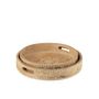 Voir la diapositive 3 : Paris Prix Lot de 2 Plateaux en Bois  Perle du Sahara  40cm Naturel
