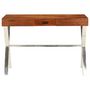 Voir la diapositive 2 : VIDAXL Bureau Bois d'acacia solide avec finition miel 110x50x76 cm