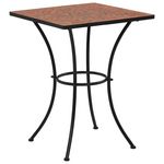 VIDAXL Table de bistro mosaïque Terre cuite 60 cm Céramique