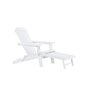 Voir la diapositive 3 : Paris Prix Chaise Longue en Bois  Tropea  88cm Blanc