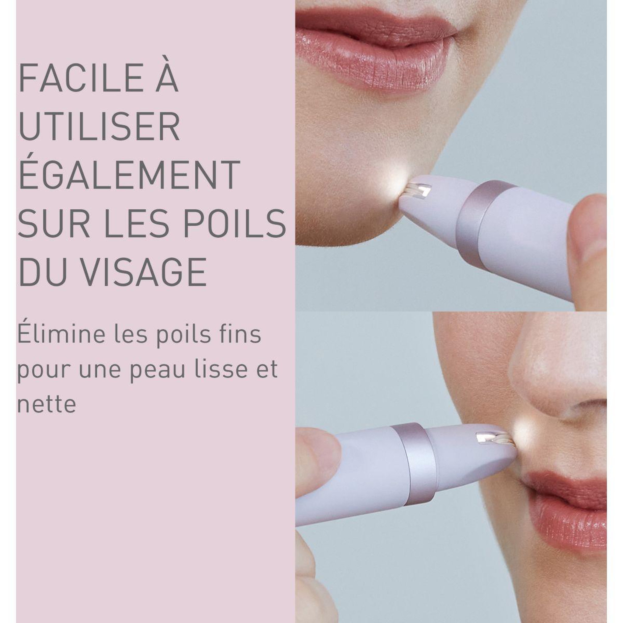Voir la diapositive 3 : PANASONIC Epilateur visage ES-EF10-V503