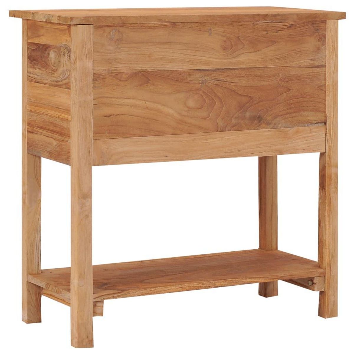 VIDAXL Buffet 78x35x80 cm bois de teck massif