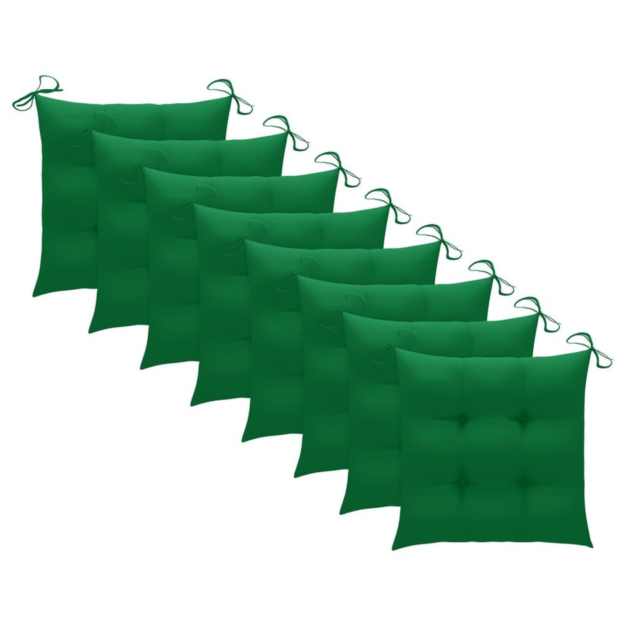 Voir la diapositive 4 : VIDAXL Chaises a manger d'exterieur lot de 8 et coussins Acacia massif