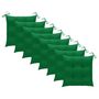 Voir la diapositive 4 : VIDAXL Chaises a manger d'exterieur lot de 8 et coussins Acacia massif